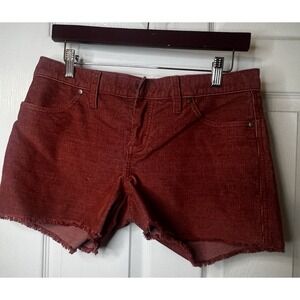 Carve Designs Red Cord Shorts Size 6 Y2K Casual Summer Festival Boho